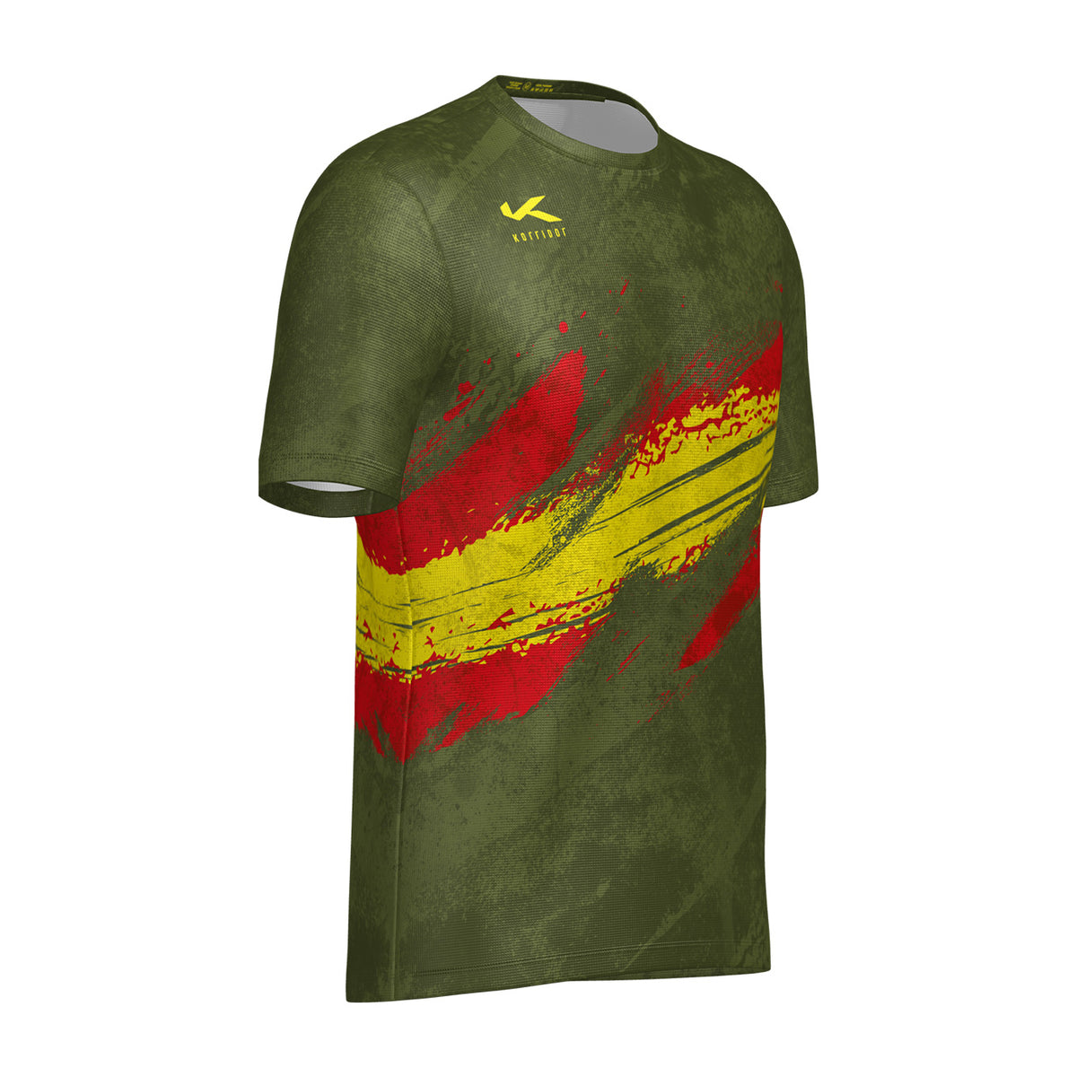 Camiseta Técnica España Verde Militar