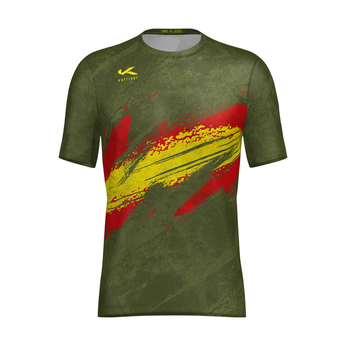 Camiseta Técnica España Verde Militar