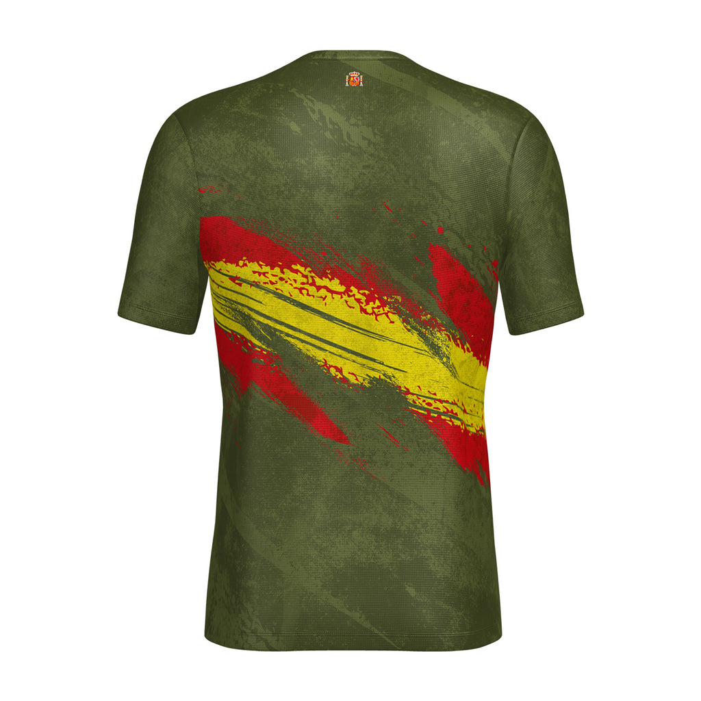 Camiseta Técnica España Verde Militar