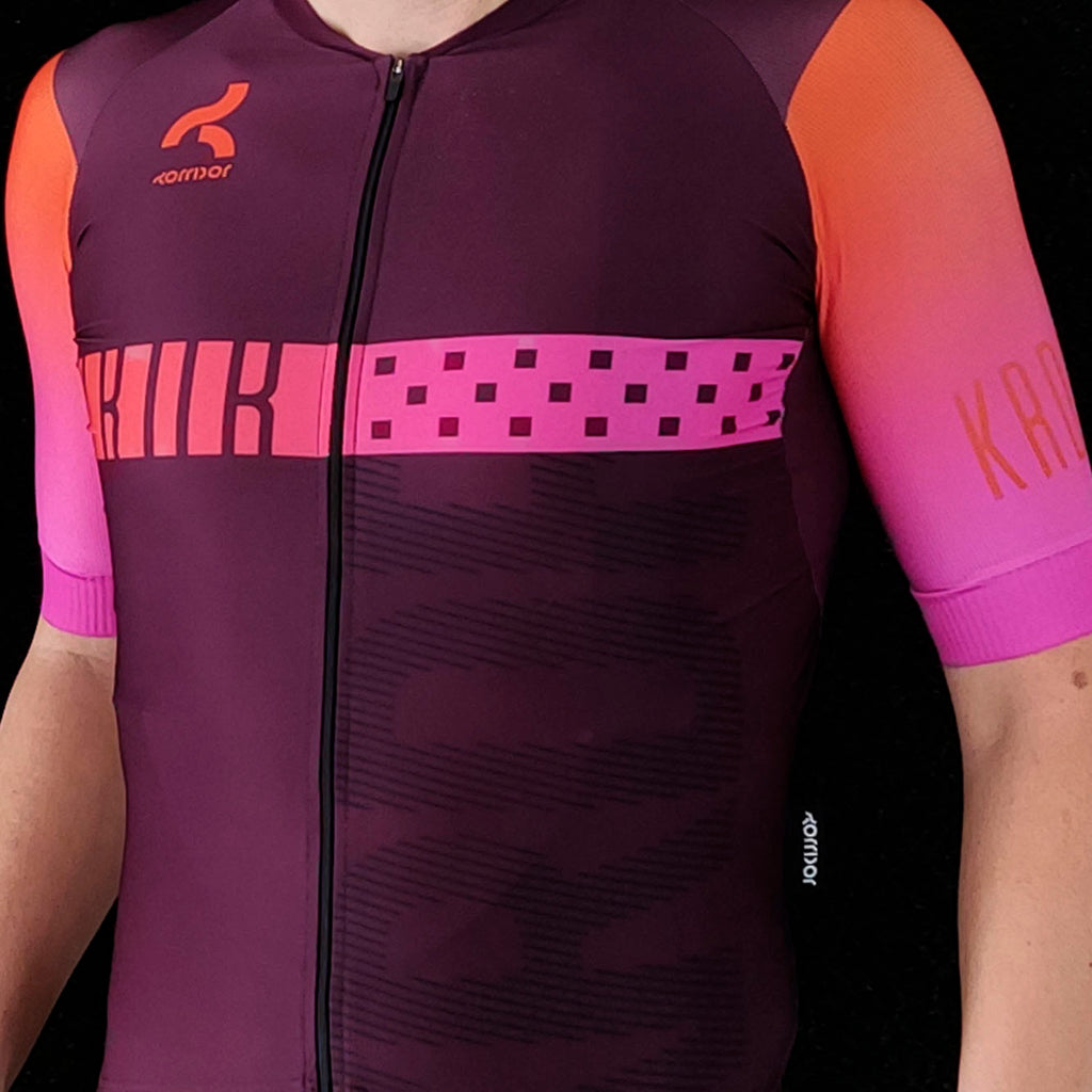 Maillot Aero Fit Burgunfy Jelly